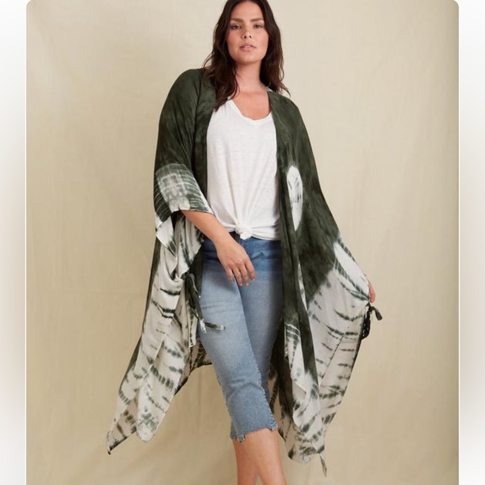 Torrid Tie Dye Ruana One Size